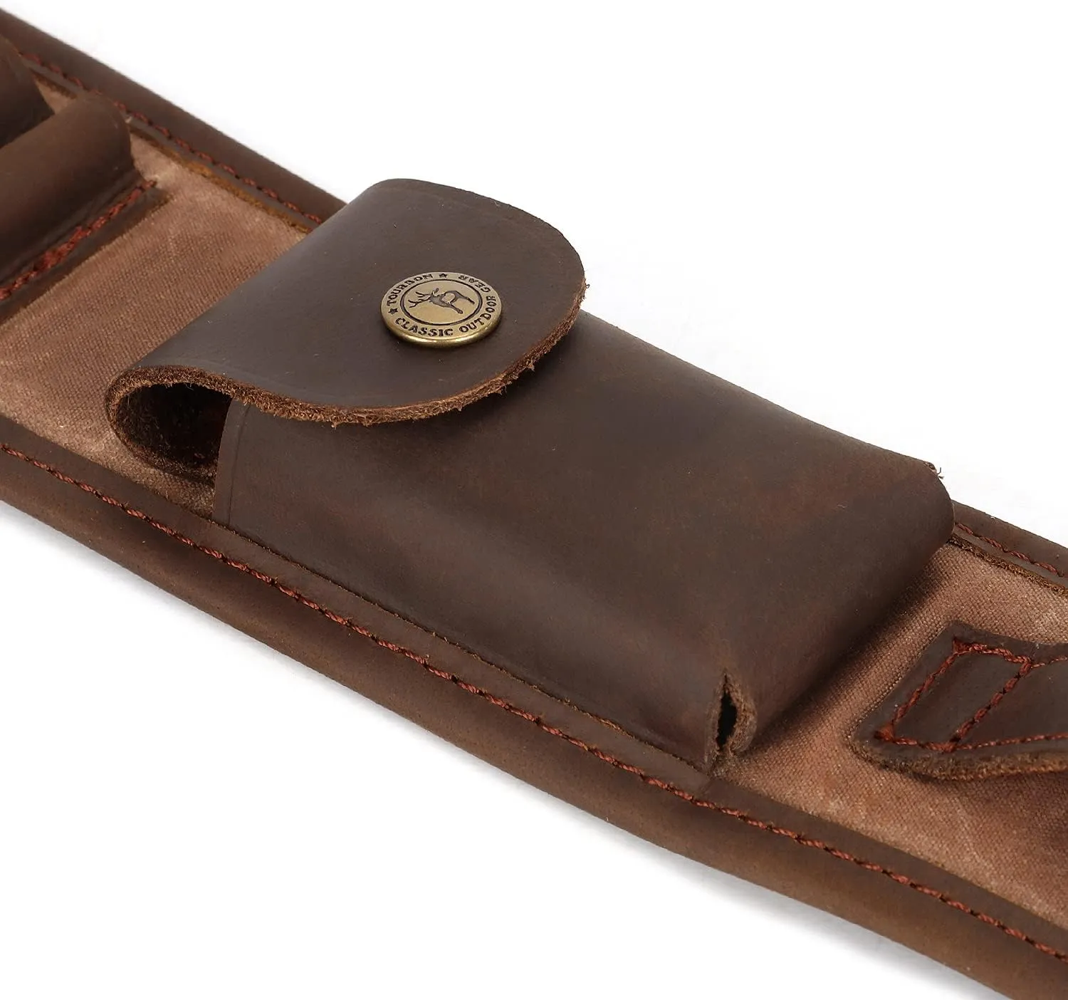 TOURBON Gun Sling Rifle Strap with Shell Holder for .30-06 .30-30 .45-70 .233