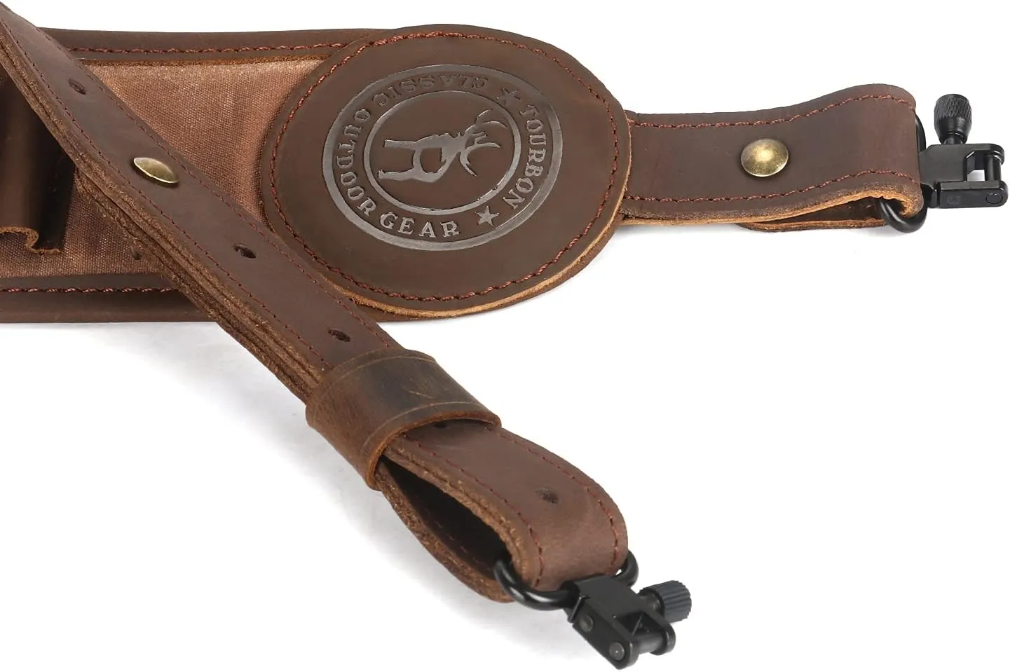 TOURBON Gun Sling Rifle Strap with Shell Holder for .30-06 .30-30 .45-70 .233