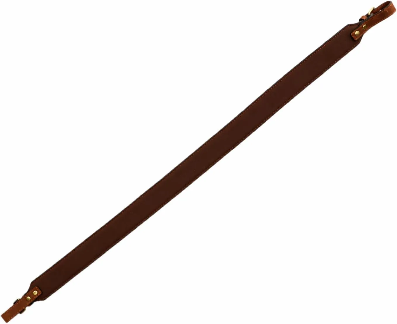 TOURBON Leather Hunting Sling Adjustable Long Rifle Shotgun Strap with or Without Swivels