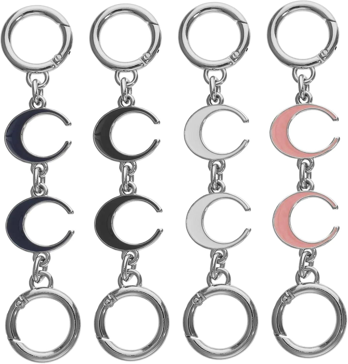 ULDIGI 4Pcs Bag Chain Extender Purse Strap Extender Accessory for Handbags Bags and Purses Versatile Bag Extender Chain for Enhanced Style and Functionality