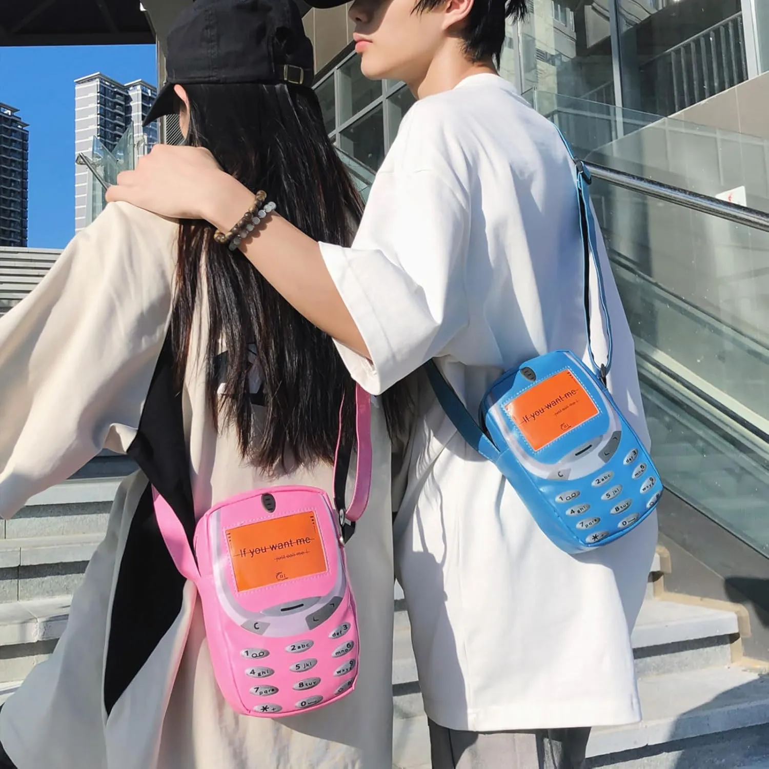 Unique Crossbody Bag Mini Casual Shoulder Bag Small Change Purse Travel Daypacks