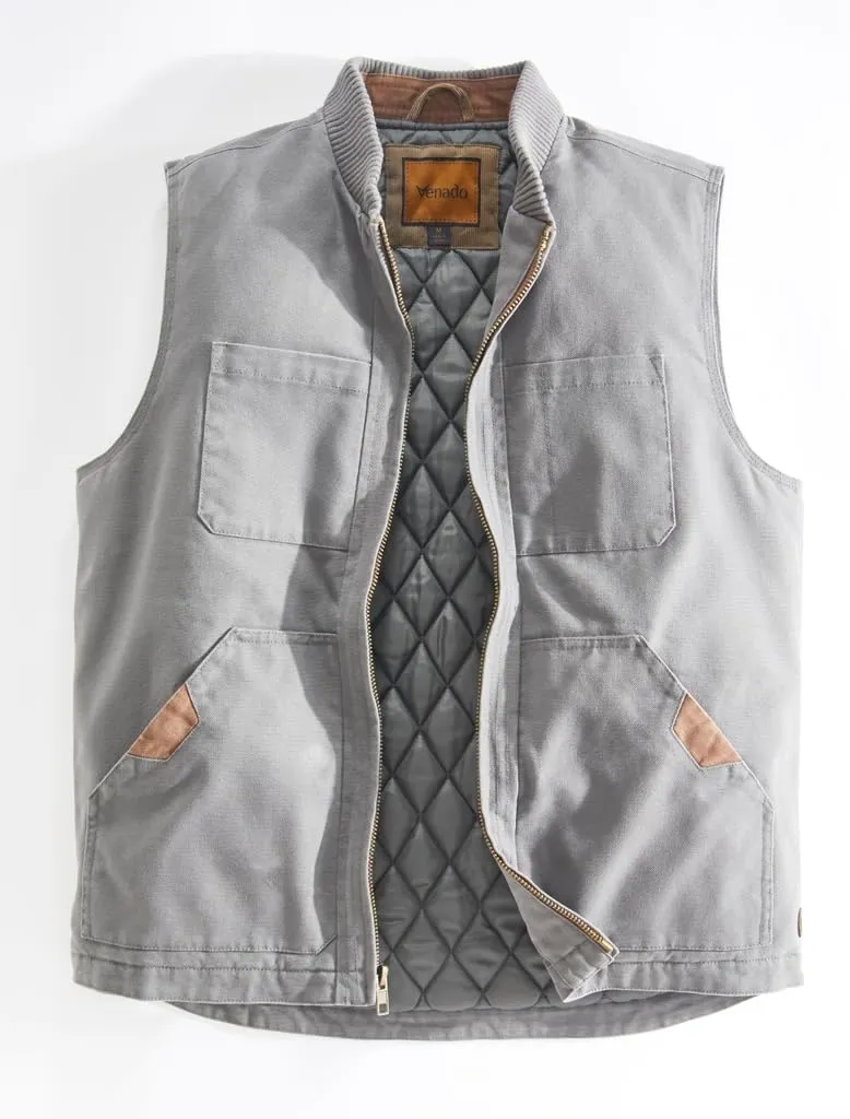 Venado Concealed Carry Vest for Men - Heavy Duty Canvas - Conceal Carry Pockets