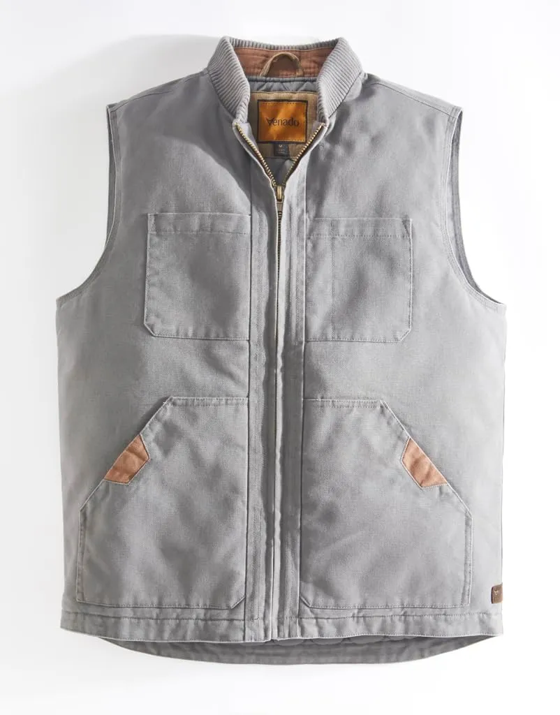 Venado Concealed Carry Vest for Men - Heavy Duty Canvas - Conceal Carry Pockets