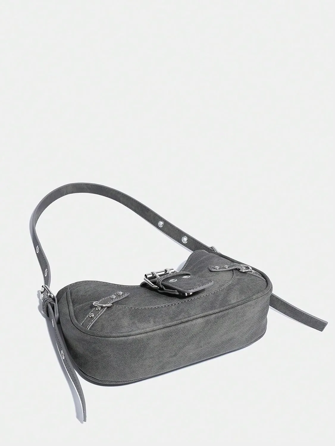 Verdusa Women's Pleated Hobo Shoulder Bag PU Leather Clutch Handbag