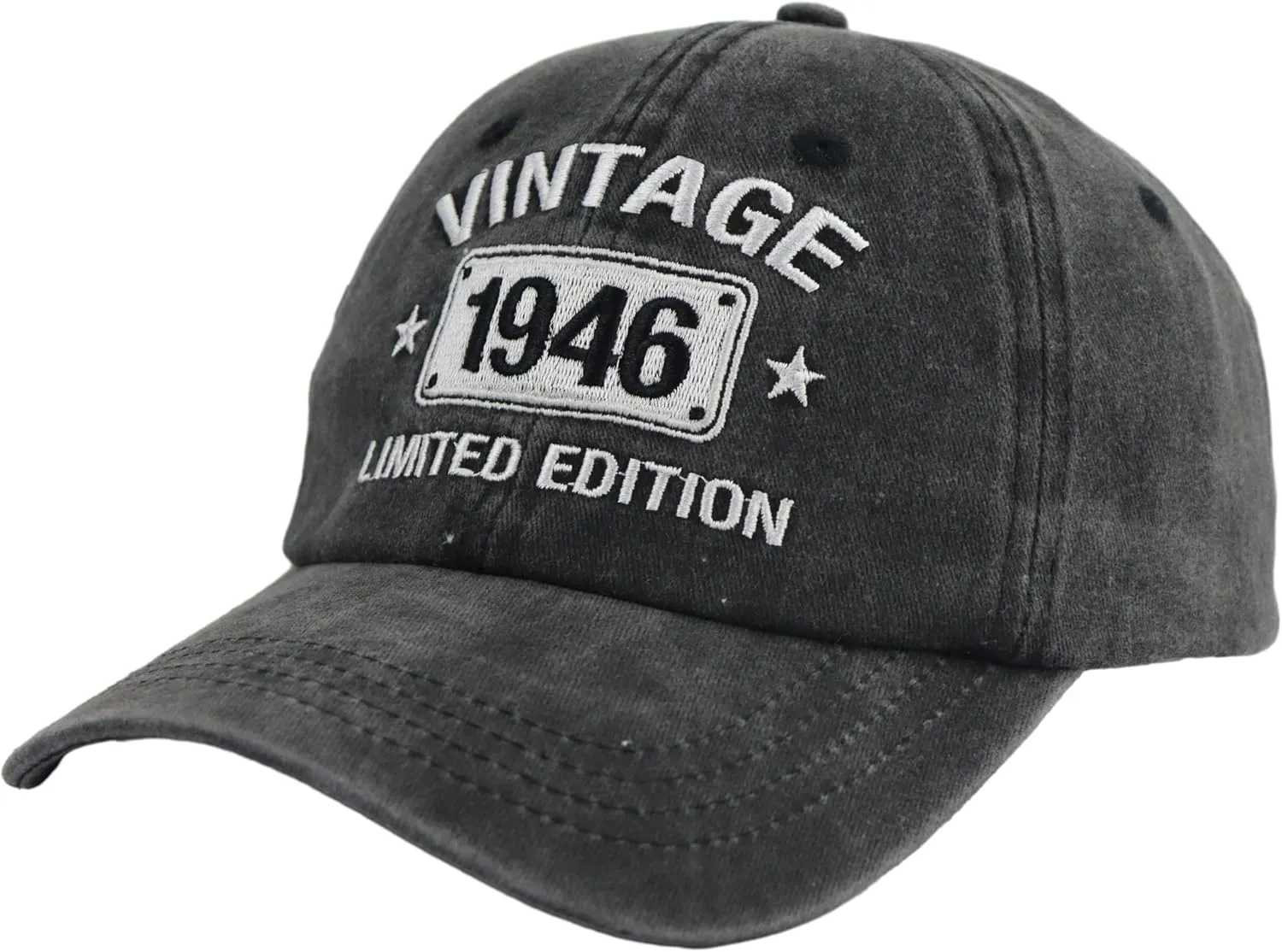 Vintage 1954 1953 1952 1951 1950 1949 1948 1947 1946 1945 Limited Edition Adjustable Embroidered Baseball Cap