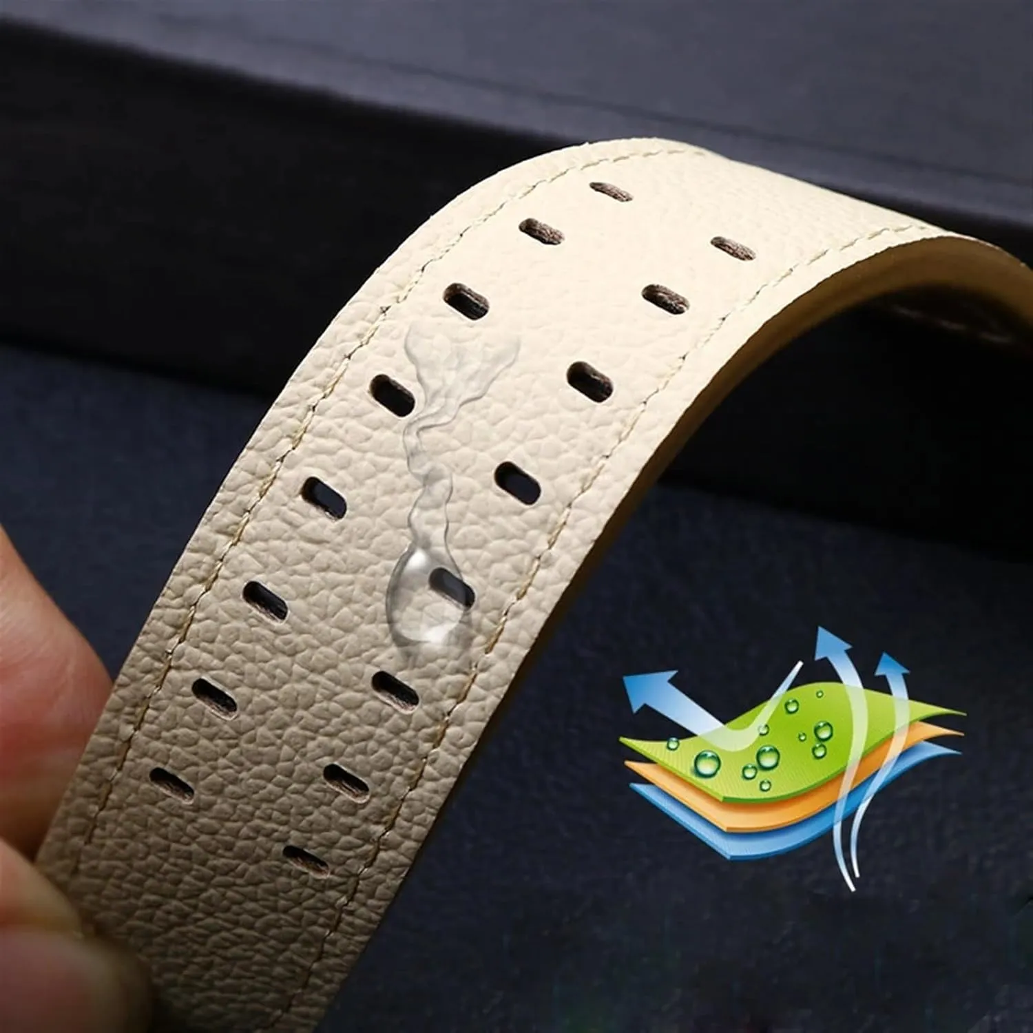 Watch Strap Rubber Strap Silicone Strap Universal Strap Buckle Strap Cowhide Strap Nylon Leather Silicone Strap Folding Buckle Strap Watch Strap Strap