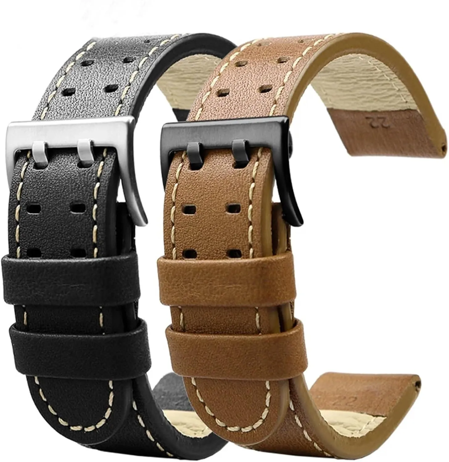 Watch Strap Rubber Strap Silicone Strap Universal Strap Buckle Strap Cowhide Strap Nylon Leather Silicone Strap Folding Buckle Strap Watch Strap Strap