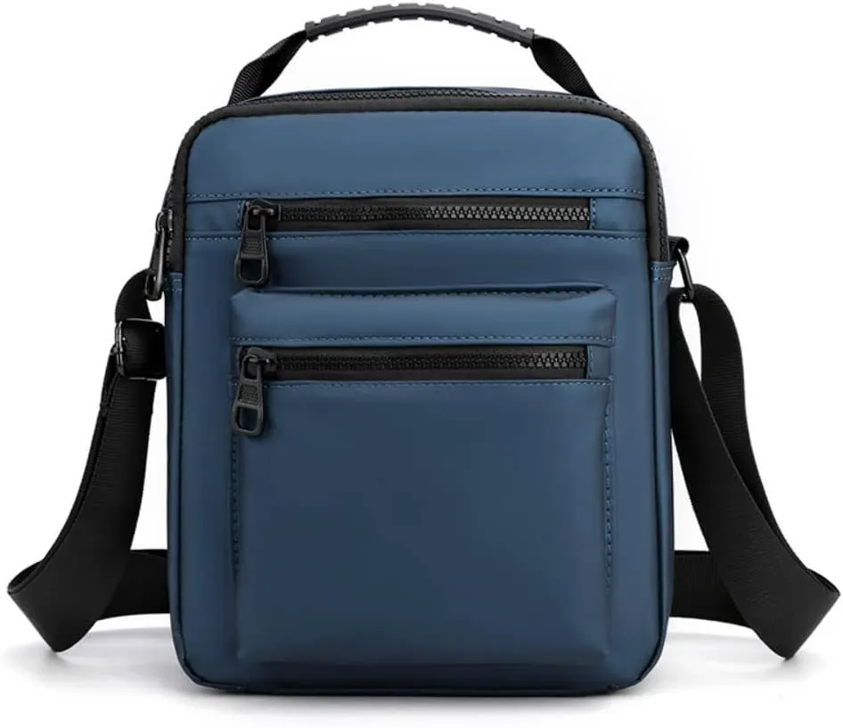 Water Repellent Multiple Pockets Crossbody Bags for Men Travel Phone Shoulder Bags Small Roomy Messenger Bag