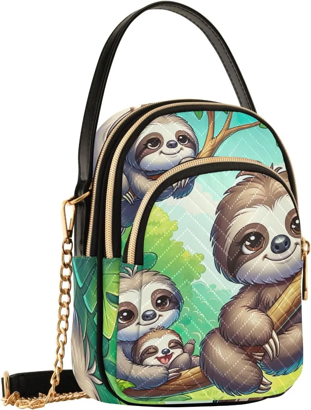 Watercolor Sea Parrot Shoulder Bags for Women Trendy Women Handbags