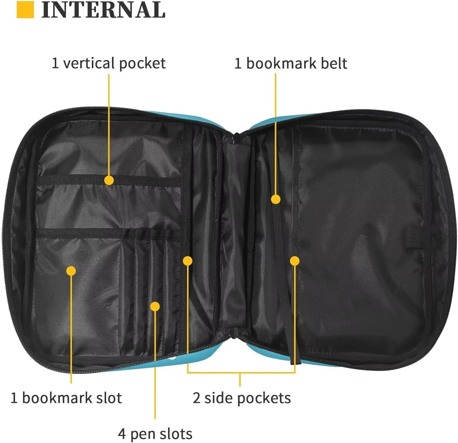 Western Bible Case Bible Covers for Women Men with Pockets Book Cover Protector Bible Accessories Kit