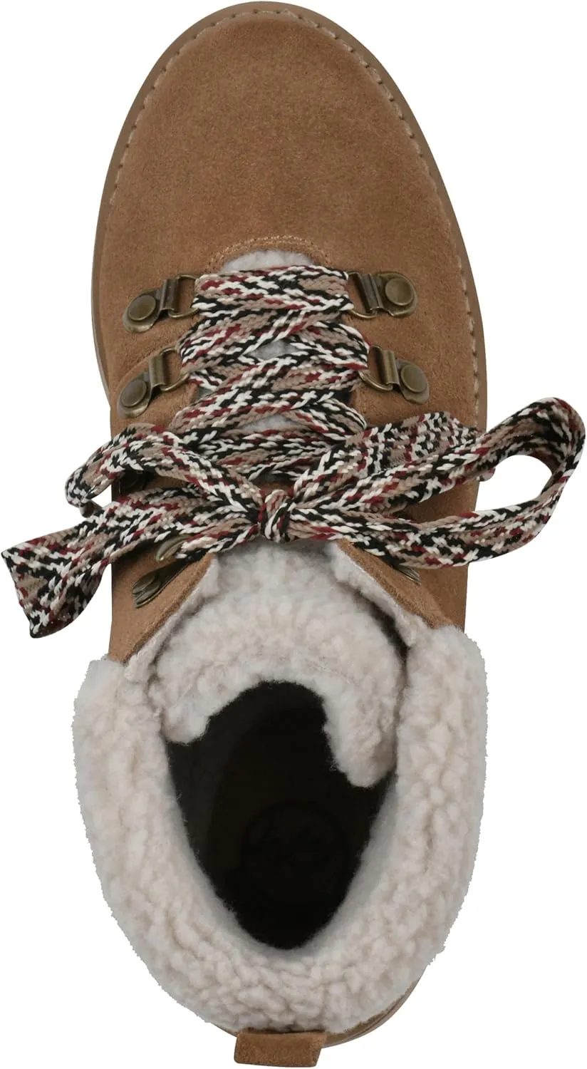 WHITE MOUNTAIN Women's Gloving Faux Fur Hiker Bootie