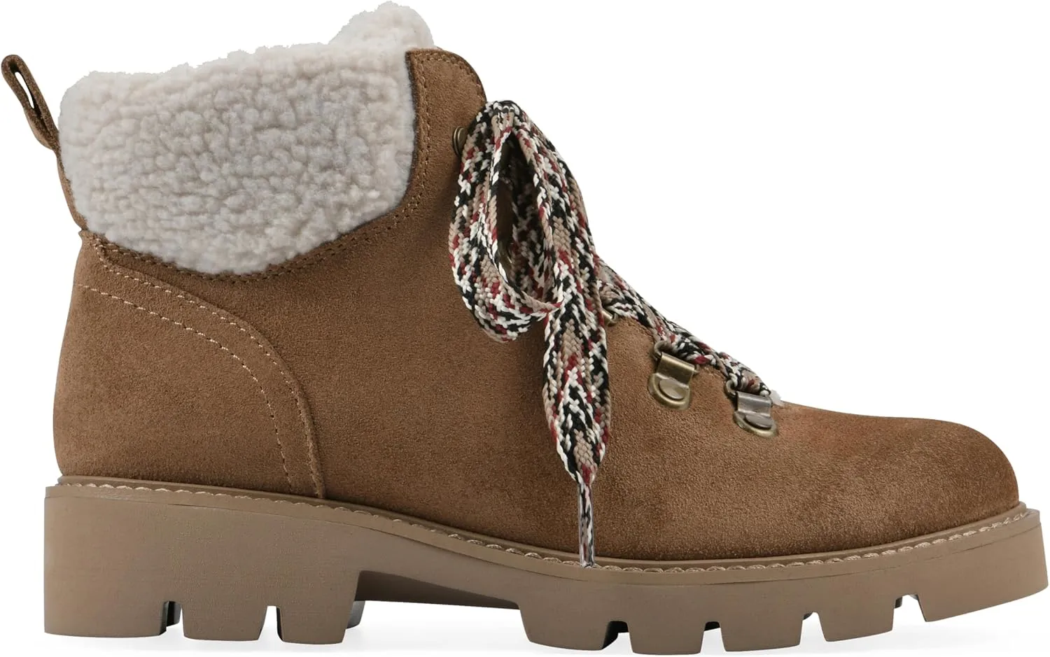 WHITE MOUNTAIN Women's Gloving Faux Fur Hiker Bootie
