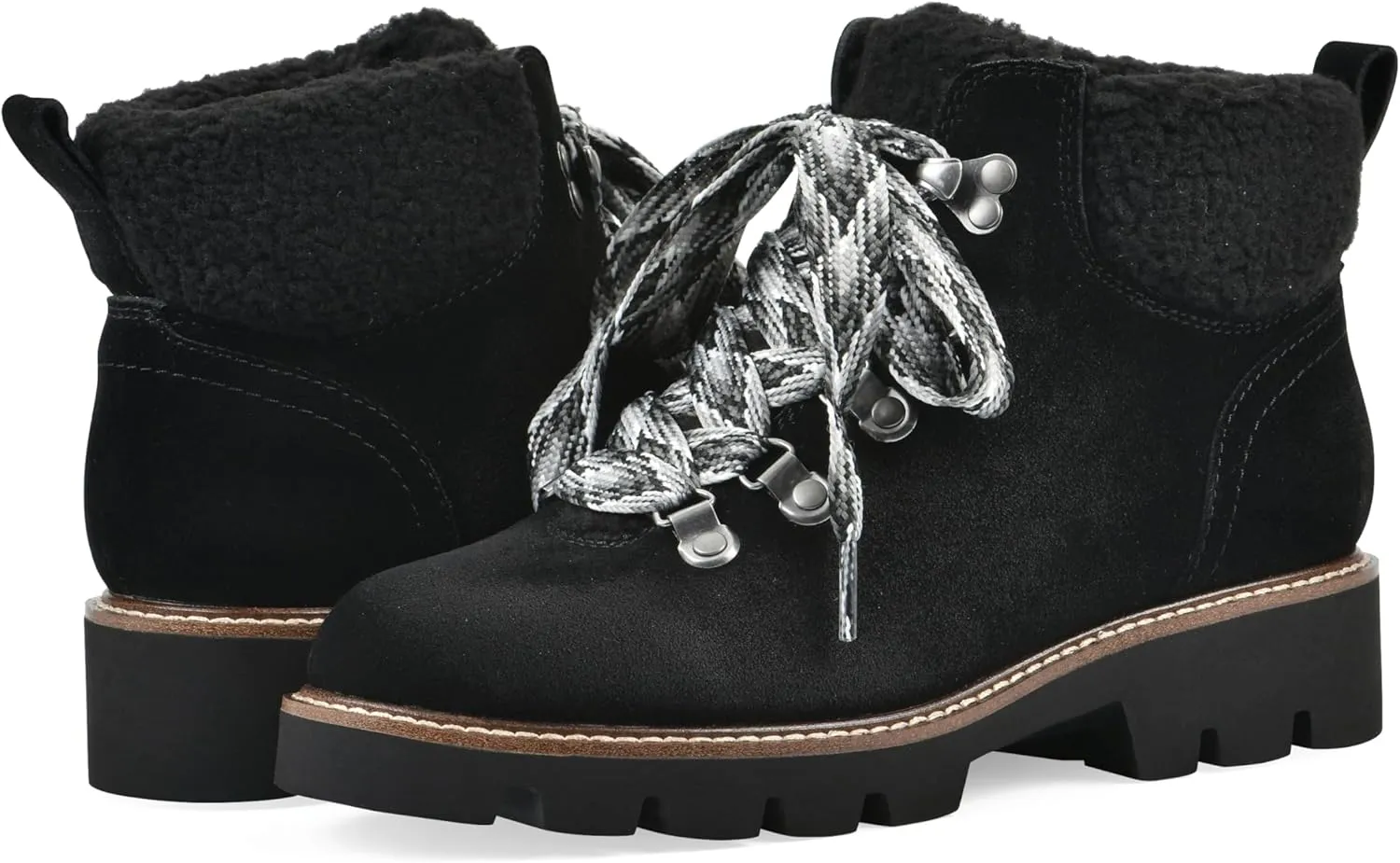 WHITE MOUNTAIN Women's Gloving Faux Fur Hiker Bootie