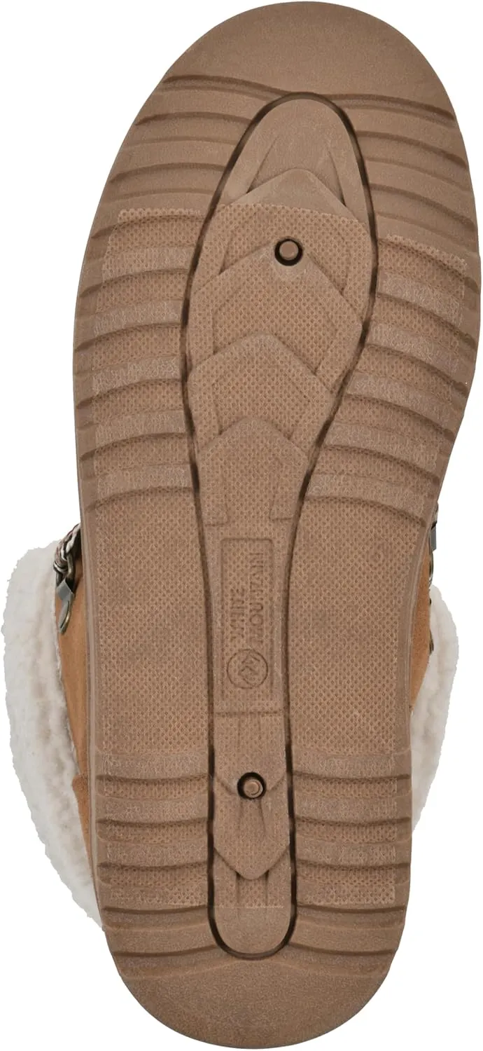 WHITE MOUNTAIN Women's Icebox Faux Fur Moc Toe Bootie