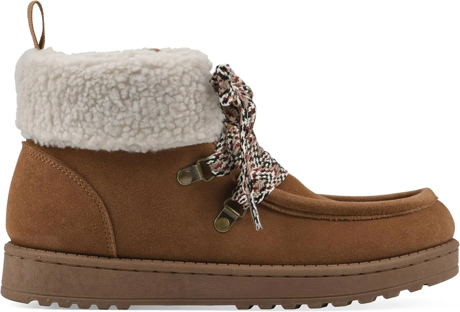 WHITE MOUNTAIN Women's Icebox Faux Fur Moc Toe Bootie