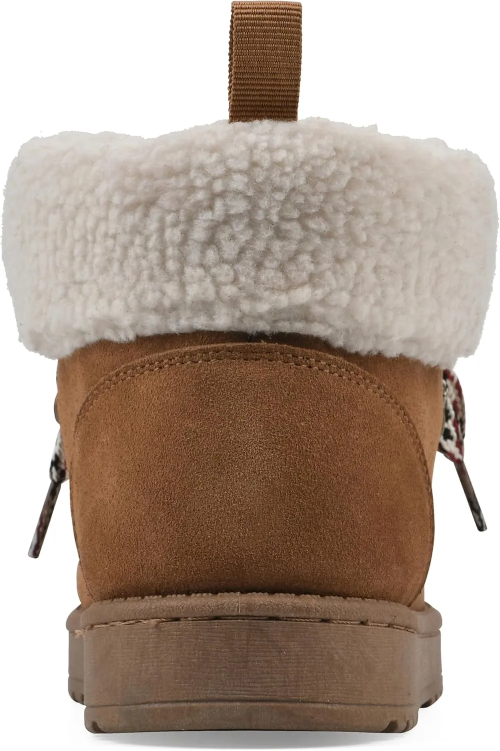 WHITE MOUNTAIN Women's Icebox Faux Fur Moc Toe Bootie