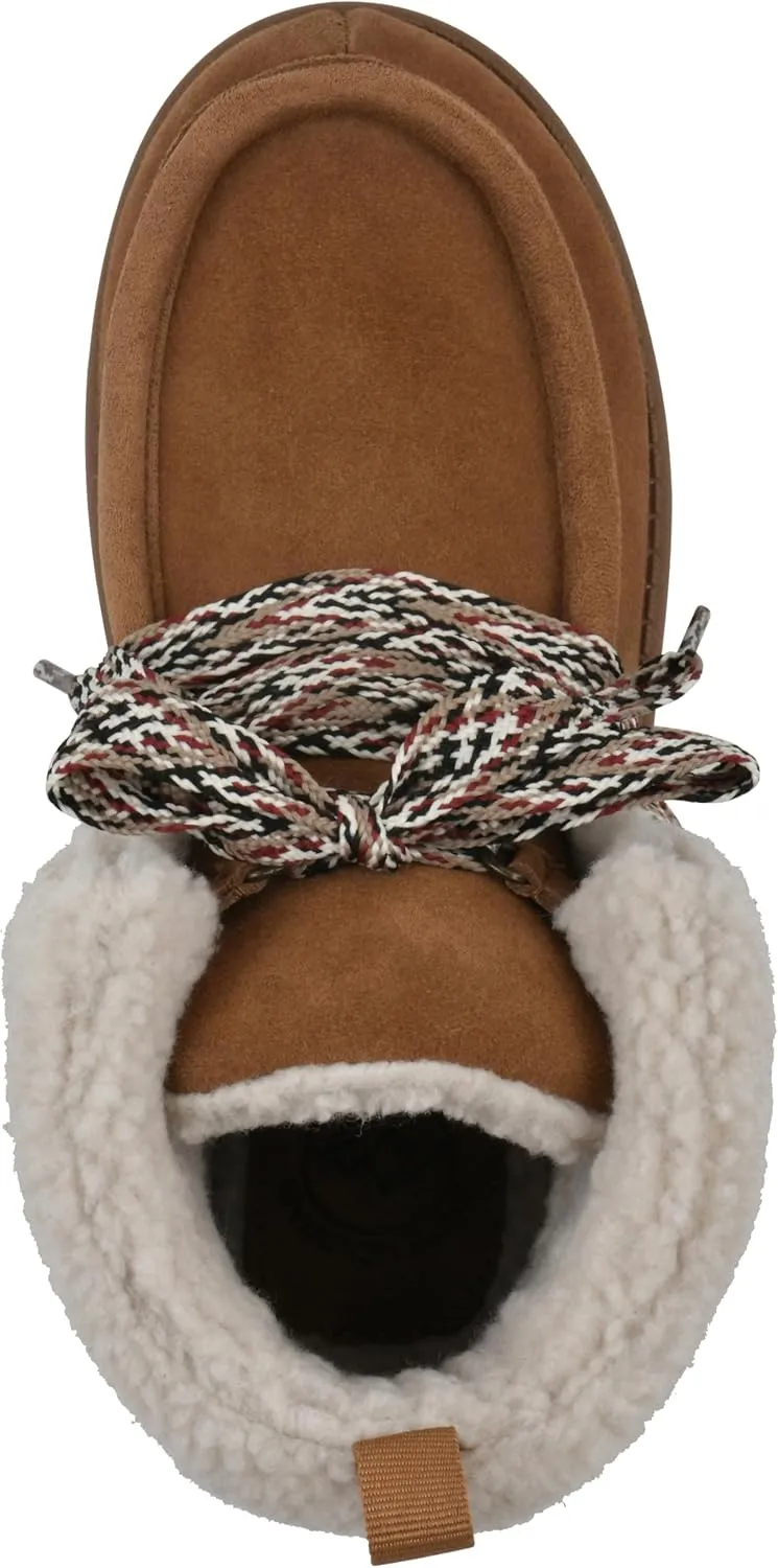 WHITE MOUNTAIN Women's Icebox Faux Fur Moc Toe Bootie