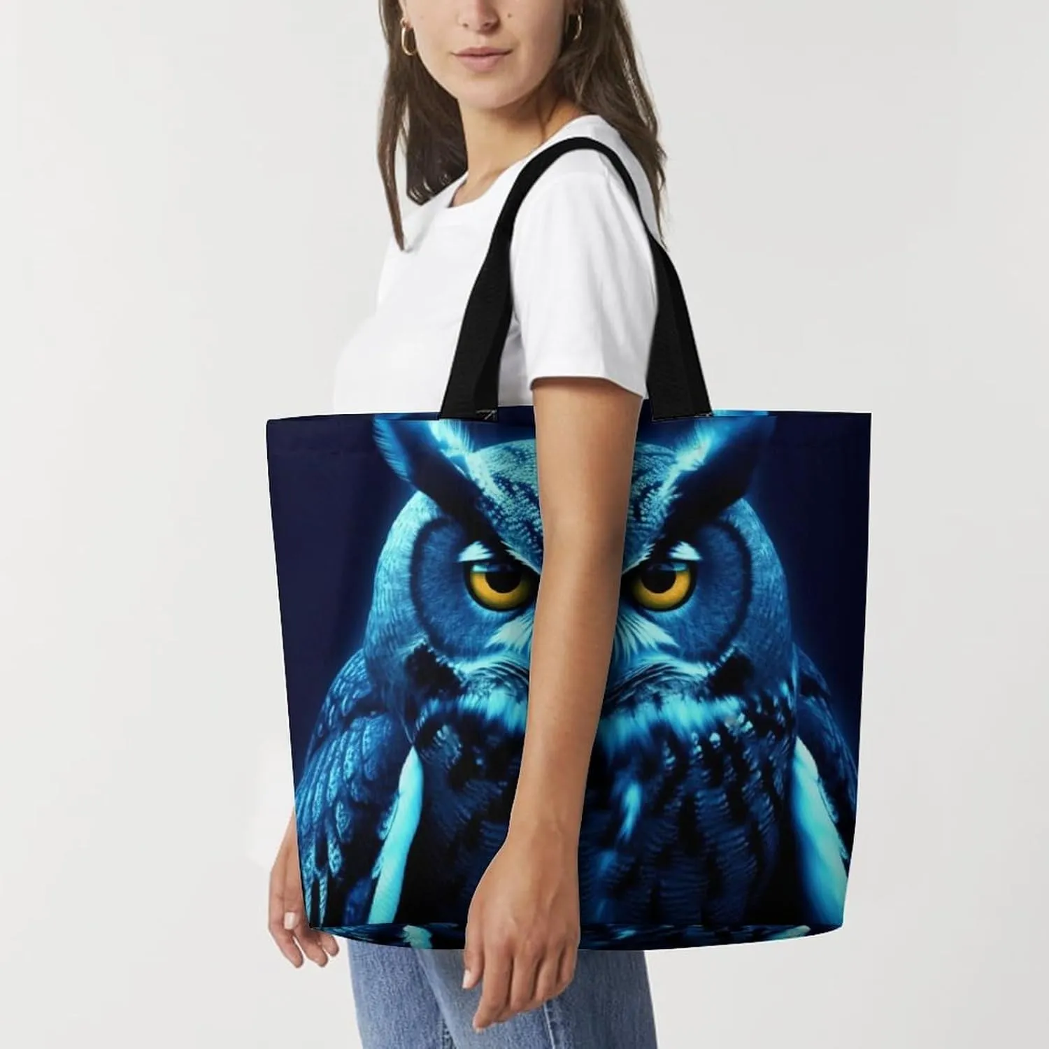 Wildlife Spider Tote Bags, Reusable Grocery Bags, Large Shopping Bag, Shoulder Bag for Women
