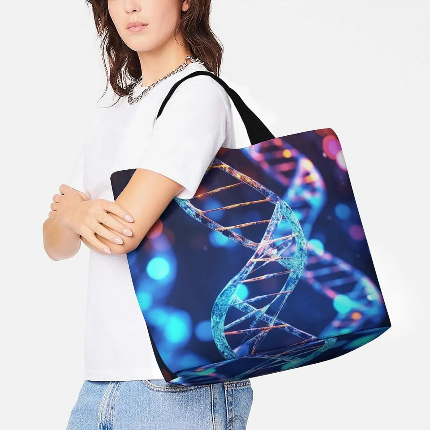 Wildlife Spider Tote Bags, Reusable Grocery Bags, Large Shopping Bag, Shoulder Bag for Women