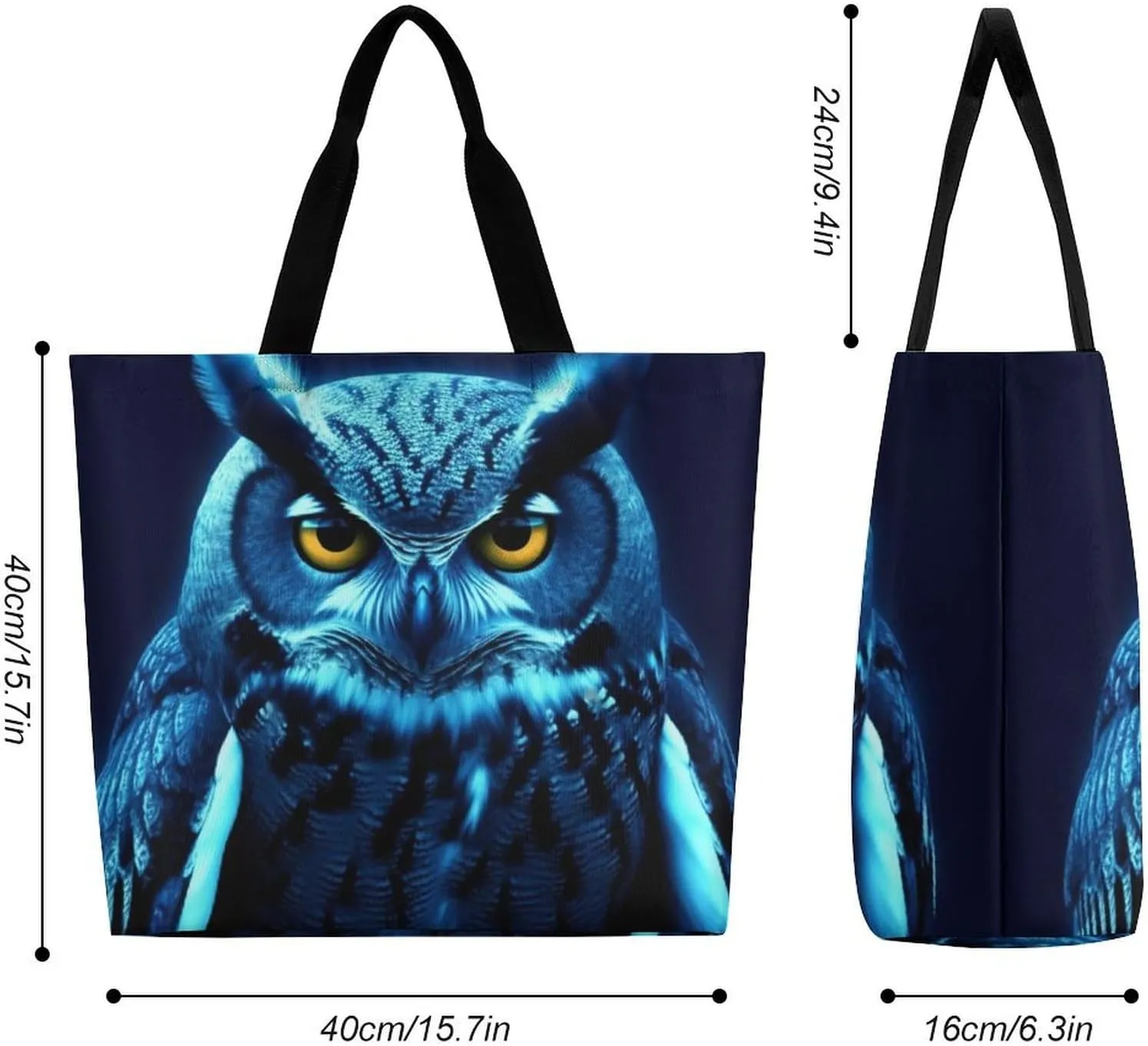 Wildlife Spider Tote Bags, Reusable Grocery Bags, Large Shopping Bag, Shoulder Bag for Women
