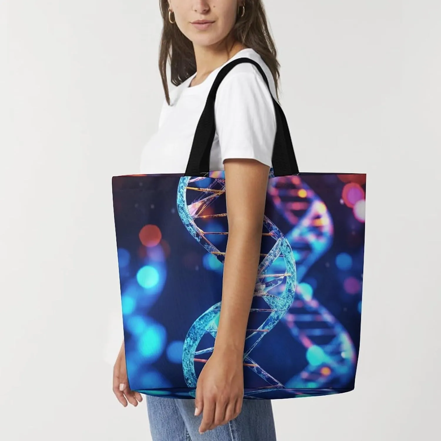 Wildlife Spider Tote Bags, Reusable Grocery Bags, Large Shopping Bag, Shoulder Bag for Women
