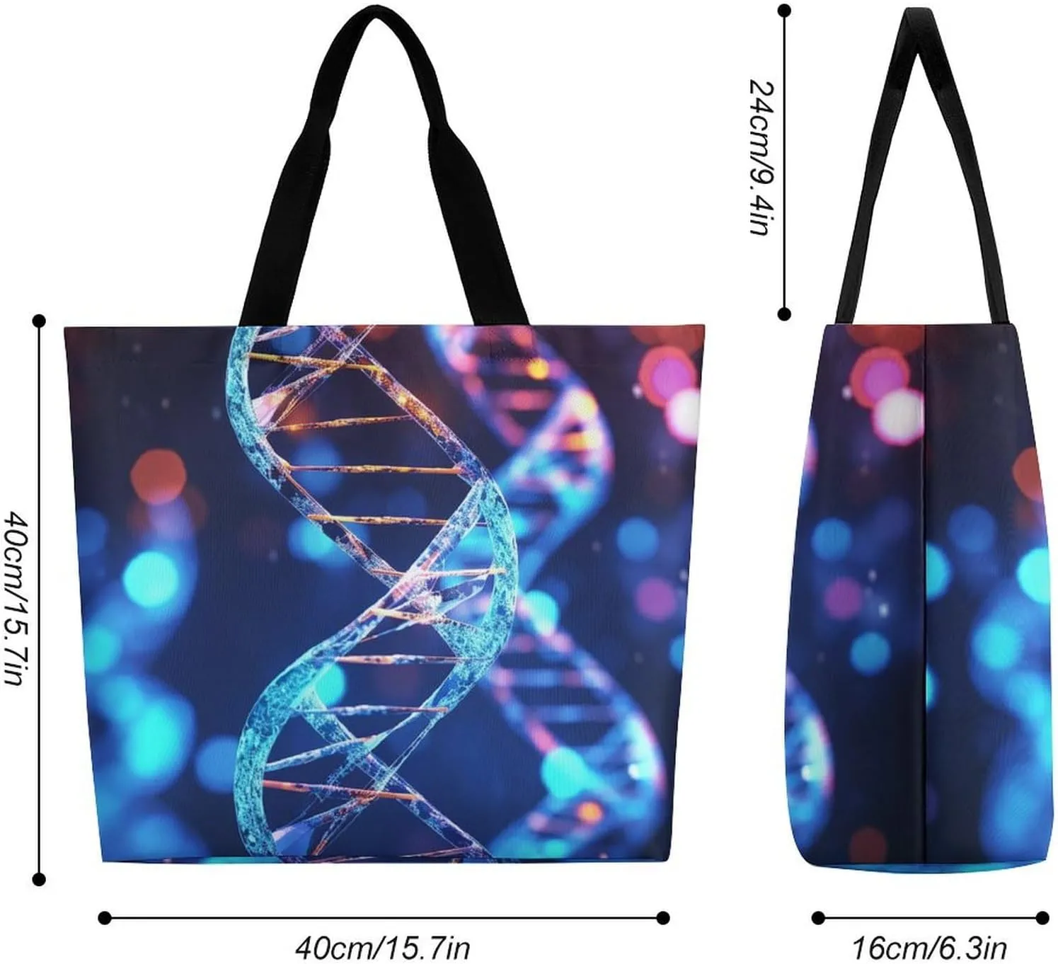 Wildlife Spider Tote Bags, Reusable Grocery Bags, Large Shopping Bag, Shoulder Bag for Women