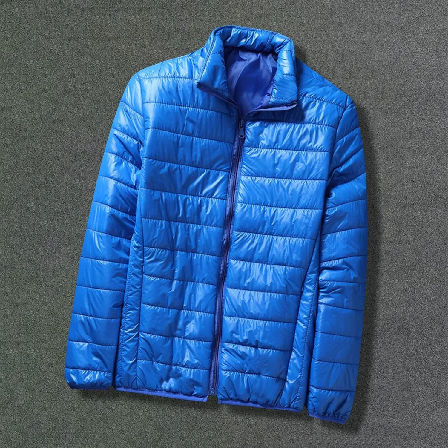 Winter Jackets for Men Lightweight Puffer Jacket Zip Up Padded Coat Outdoor Classic Warm Jacket Packable Bubble Coat