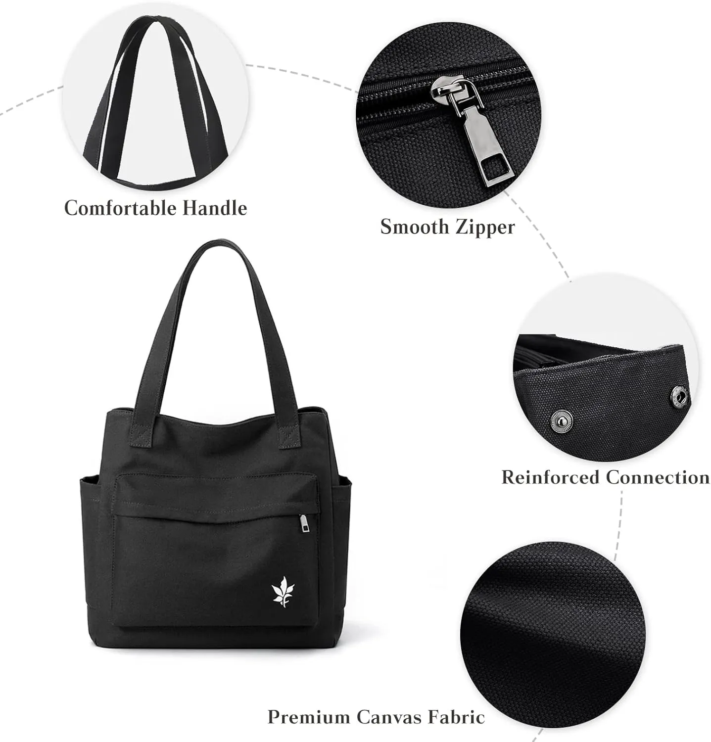 Women Handbag Canvas Shoulder Bag Casual Tote Purse