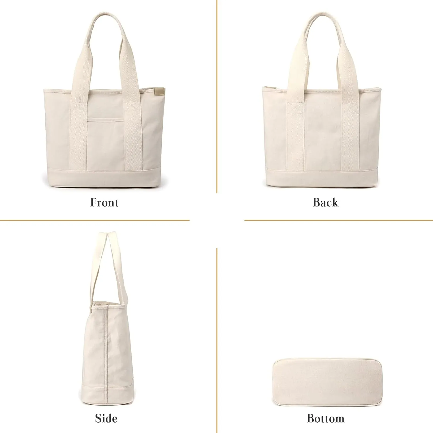 Women Handbag Canvas Tote Bag Lightweight Shoulder Bag