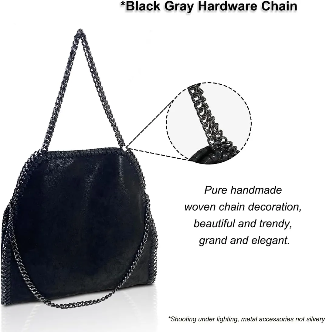 Women Handbag Large Capacity Tote bag Crossbody Shoulder Bag Fashion Hobo Chain Bag Purse for Women