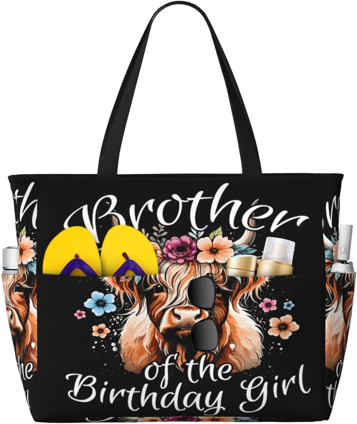 Women Large Beach Bag Travel Weekender Foldable Tote Bag for Pool Beach Vacation Gym