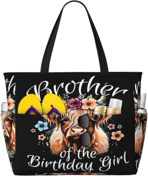 Women Large Beach Bag Travel Weekender Foldable Tote Bag for Pool Beach Vacation Gym