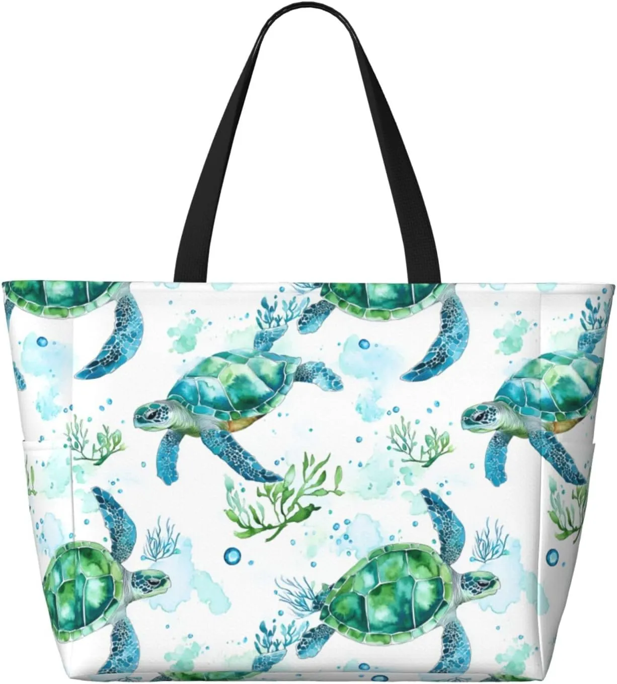 Women Large Beach Bag Travel Weekender Foldable Tote Bag for Pool Beach Vacation Gym