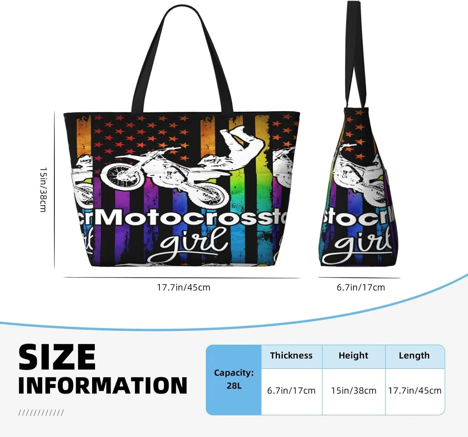 Women Large Beach Bag Travel Weekender Foldable Tote Bag for Pool Beach Vacation Gym