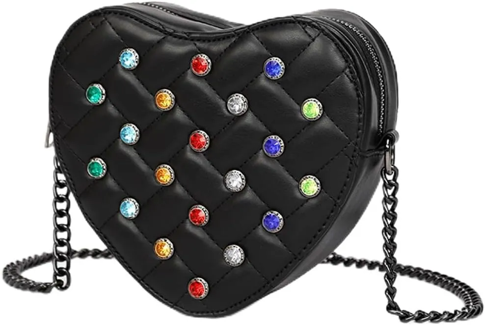 Women Satchel Handbags Quilted Crossbody Bags PU Leather Ladies Shoulder Bag Chain Strap Clutch Purse