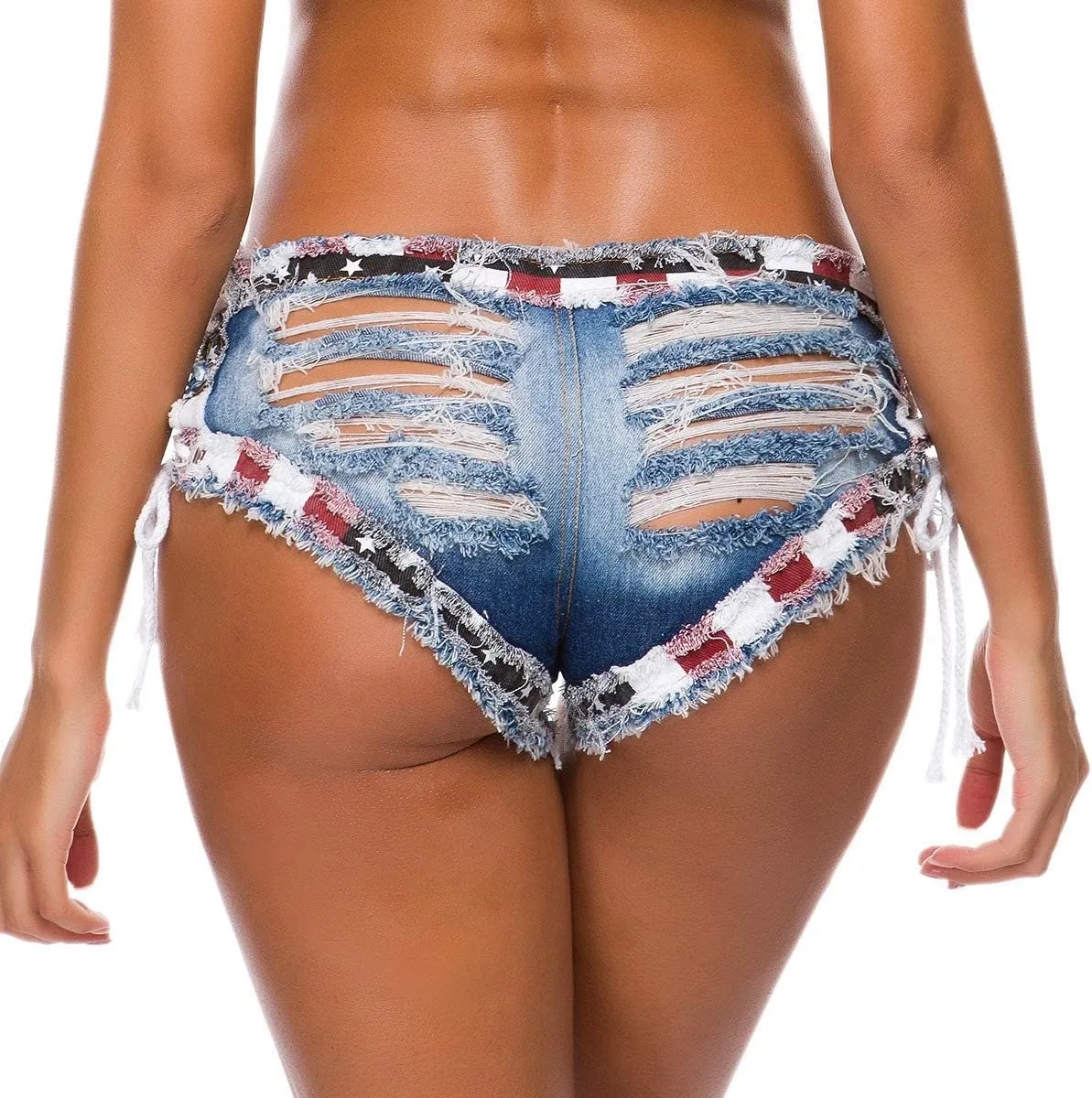 Women Sexy Booty Shorts Low Rise Mini Denim Shorts Hot Pants