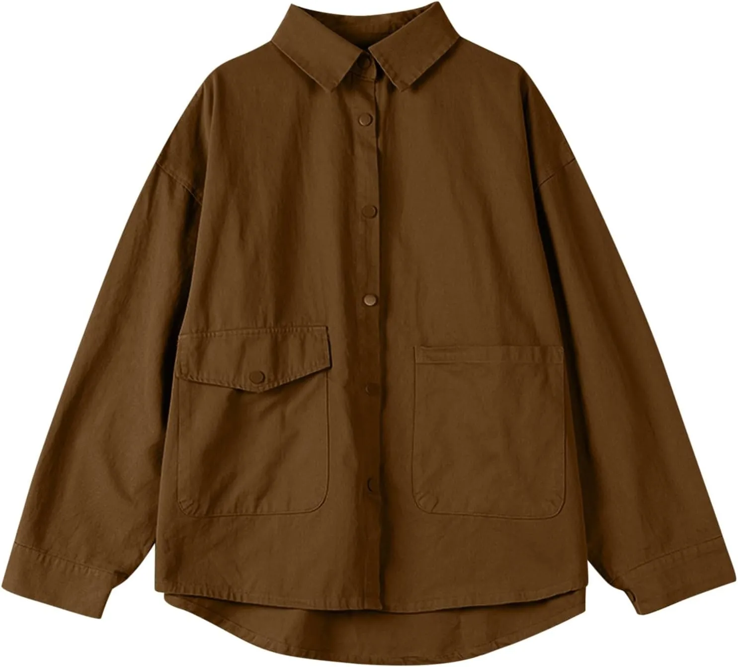 Women's 2024 Cotton Linen V Neck Button Down Shirts Long/Roll Up Sleeve Casual Collared Work Blouse Top with Pockets