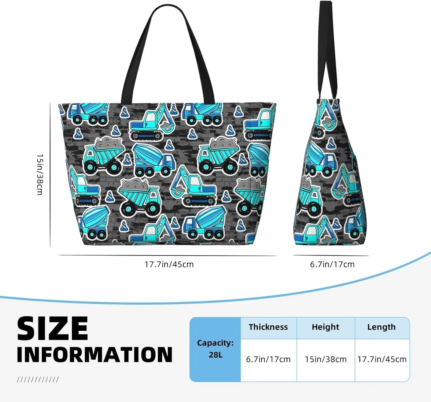 Women's Beach Travel Bags Large Waterproof Tote Bag with Pockets Sandproof Handbag for Beach Gym Vacation