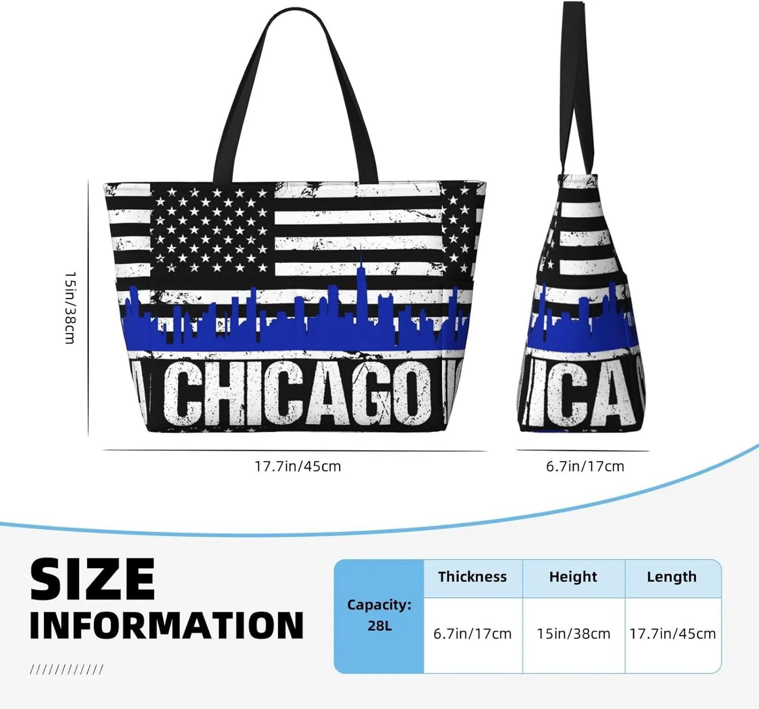Women's Beach Travel Bags Large Waterproof Tote Bag with Pockets Sandproof Handbag for Beach Gym Vacation