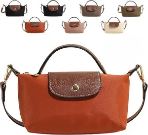 Women's Fashion mini bag, crossbody bag, solid color square wallet that can be carried playfully, elegant handbag wallet