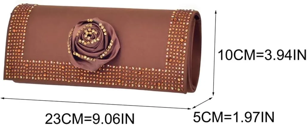 Women’S Handmade Flowers Shoes and Bag Set Elegant High Heels Slingbacks Pumps with Matching Handbag