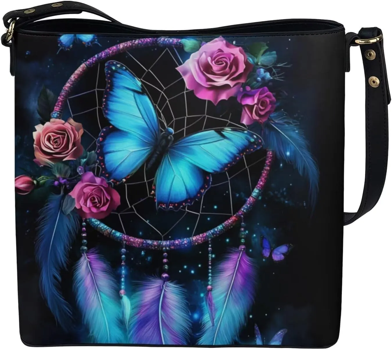 Women's Leather Handbags Designer Tote Purse Bucket Bags Oversized Large Shoulder Bag with Handle Pockets