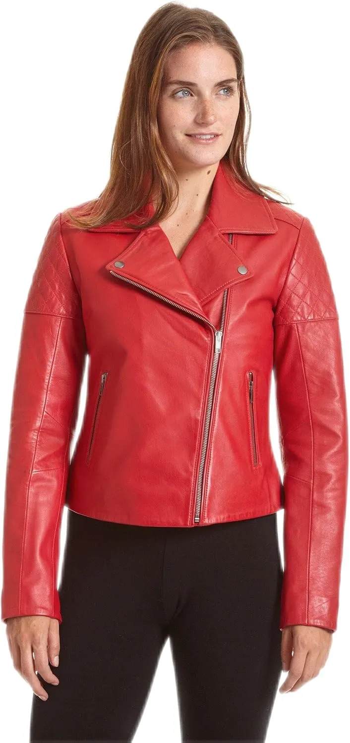 Women's Leather Updated M/C Jacket
