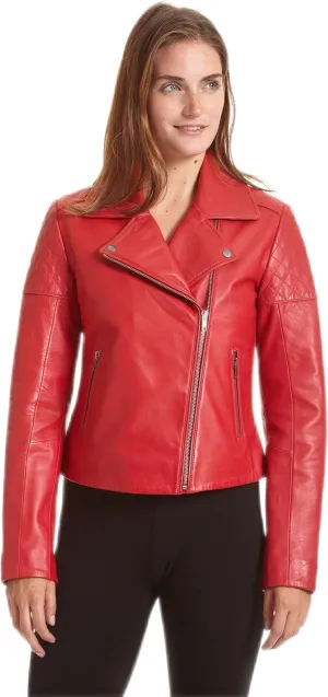 Women's Leather Updated M/C Jacket