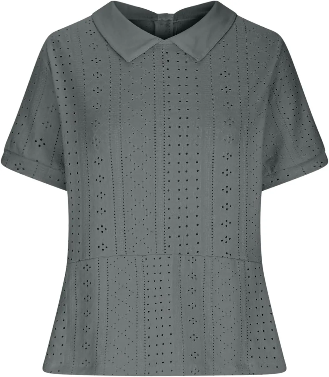 Women's Linen Shirt 2025 Summer Retro Embroidered 3/4 Sleeve Boho Tops Dressy Casual Blouses Teacher Loose Tunics