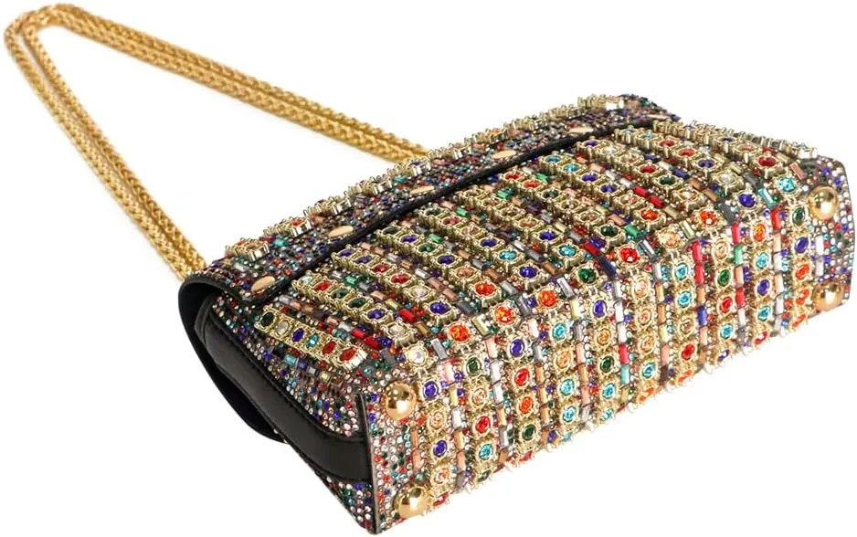 Women's Rhinestone Purse Luxury Diamond Shining Crossbody bag,matched with evening dress, long skirt, party, evening.