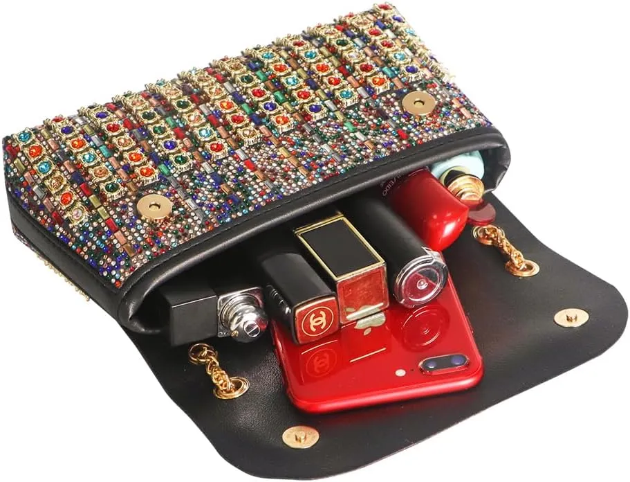 Women's Rhinestone Purse Luxury Diamond Shining Crossbody bag,matched with evening dress, long skirt, party, evening.