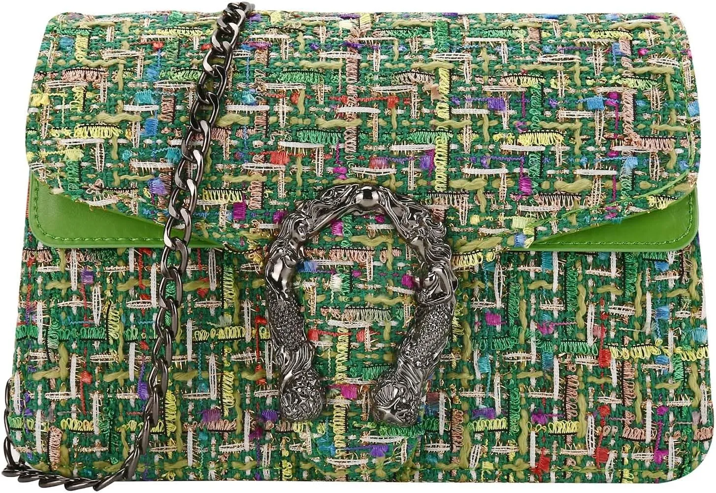 Women'S Small Crossbody Bag Pu Leather Shoulder Bag Small Handbag Clutch Bag Fashion Chain Evening Bag Quilted Purse