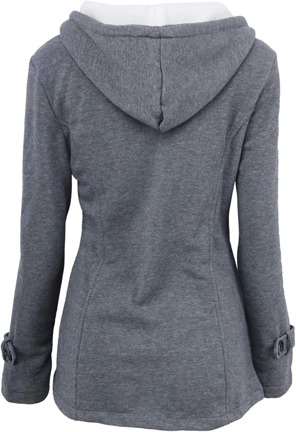 Womens Winter Coats Plus Size Warm Sherpa Lined Parkas Quilted Jacket Hoodie Plus Size Puffer Button Down Outerwear