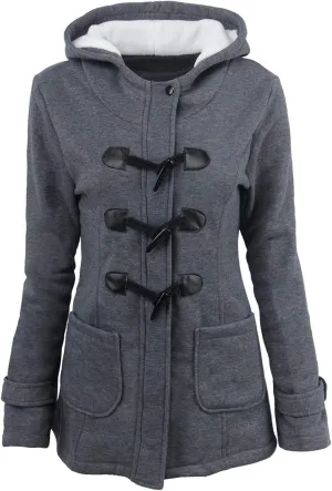 Womens Winter Coats Plus Size Warm Sherpa Lined Parkas Quilted Jacket Hoodie Plus Size Puffer Button Down Outerwear